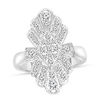 Thumbnail Image 0 of Adrianna Papell 1/2 CT. T.W. Diamond Art Deco Ring in 10K Two-Tone Gold