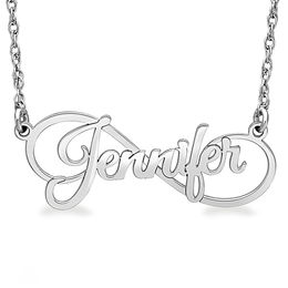 Infinity Name Necklace (1 Line)