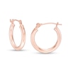 Thumbnail Image 0 of 2.0 x 14.0mm Tube Hoop Earrings in 14K Rose Gold