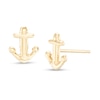 Thumbnail Image 1 of Anchor Stud Earrings in 14K Gold