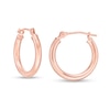 Thumbnail Image 0 of 2.0 x 16.0mm Tube Hoop Earrings in 14K Rose Gold