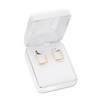 Thumbnail Image 2 of 22.0mm Rectangular Hoop Earrings in 14K Gold