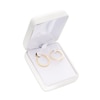 Thumbnail Image 2 of 20.0mm Squared Tube Hoop Earrings in 14K Gold