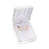 7.0mm Button Drop Earrings in 14K Gold