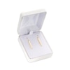 Thumbnail Image 1 of 18.0mm Squared Stick Drop Earring in 14K Gold