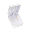 Thumbnail Image 2 of 18.0mm Squared Stick Drop Earring in 14K Gold