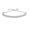 Thumbnail Image 1 of 1 CT. T.W. Diamond Tennis Bolo Bracelet in 10K White Gold - 9.5&quot;