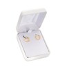 Thumbnail Image 2 of 14.0mm Etched Geometric Hoop Earrings in 14K Gold