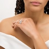 Thumbnail Image 2 of 2 CT. T.W. Diamond Past Present Future® Cushion Frame Bridal Set in 14K White Gold