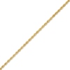 Thumbnail Image 0 of 2.0mm Diamond-Cut Rope Chain Anklet in Hollow 10K Gold - 10"