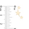 Thumbnail Image 3 of Star Trio Crawler Earrings in 14K Gold