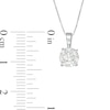 Thumbnail Image 3 of 1 CT. Diamond Solitaire Pendant in 14K White Gold (J/I3)