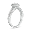 Thumbnail Image 2 of 3/4 CT. T.W. Pear-Shaped Diamond Frame Vintage-Style Engagement Ring in 10K White Gold
