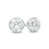 Thumbnail Image 1 of 3/8 CT. T.W. Diamond Solitaire Stud Earrings in 14K White Gold