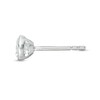Thumbnail Image 3 of 3/8 CT. T.W. Diamond Solitaire Stud Earrings in 14K White Gold