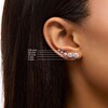 Thumbnail Image 5 of 3/8 CT. T.W. Diamond Solitaire Stud Earrings in 14K White Gold