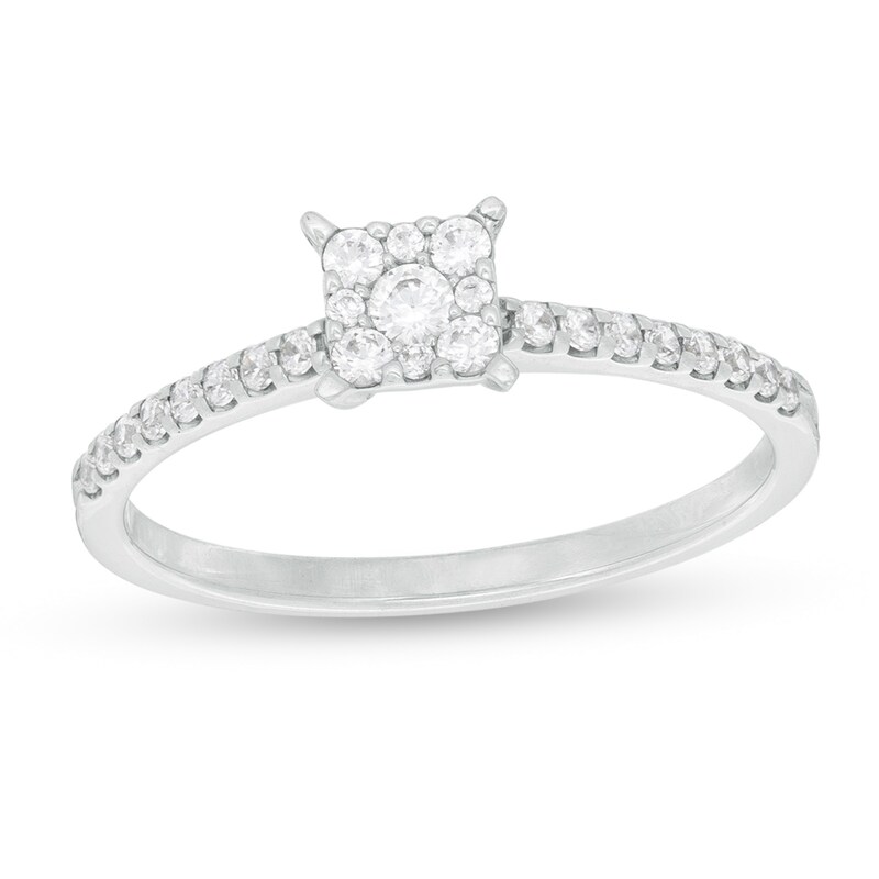 square promise rings