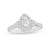 Thumbnail Image 1 of 1 CT. T.W. Marquise Diamond Frame Tri-Sides Engagement Ring in 14K White Gold