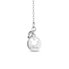 Thumbnail Image 3 of Mickey Mouse & Minnie Mouse 1/4 CT. T.W. Enhanced Black and White Diamond Pendant in Sterling Silver and 10K Gold - 19"