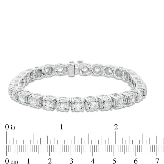 10 CT. T.W. Diamond Tennis Bracelet in 10K White Gold Zales Outlet
