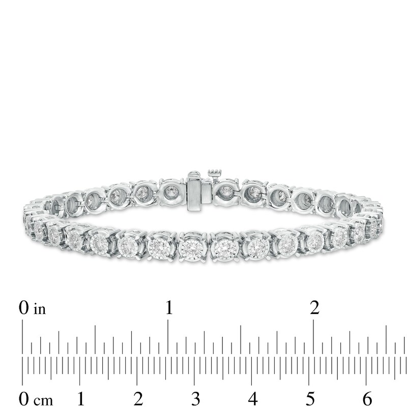 Main Image 3 of 5 CT. T.W. Diamond Tennis Bracelet in 10K White Gold