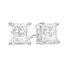 Thumbnail Image 1 of 2 CT. T.W. Princess-Cut Diamond Solitaire Stud Earrings in 14K White Gold