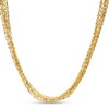 Thumbnail Image 1 of Made in Italy 030 Gauge Multi-Strand Cable Chain Necklace in Sterling Silver with 18K Gold Plate - 18"