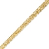 Thumbnail Image 1 of Made in Italy 030 Gauge Multi-Strand Cable Chain Bracelet in Sterling Silver with 18K Gold Plate - 7.5"