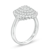 Thumbnail Image 3 of 1 CT. T.W. Composite Diamond Sunburst Ring in 10K White Gold