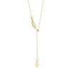 Thumbnail Image 3 of Made in Italy 1.0mm Adjustable Singapore Chain Necklace in 14K Gold - 22"