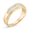 Thumbnail Image 1 of Men's 1/2 CT. T.W. Diamond Anniversary Band in 10K Gold