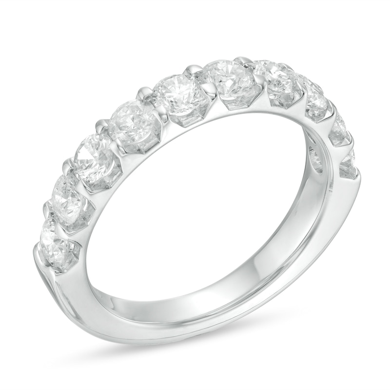 Main Image 2 of 1-1/2 CT. T.W. Diamond Anniversary Band in 10K White Gold