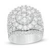 Thumbnail Image 1 of 5 CT. T.W. Composite Diamond Three-Piece Bridal Set in 10K White Gold