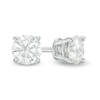 Thumbnail Image 1 of 1/2 CT. T.W. Diamond Solitaire Stud Earrings in 10K White Gold