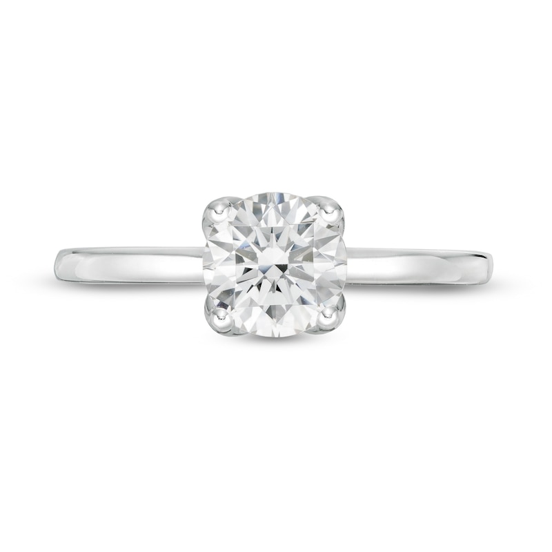 Main Image 4 of 1 CT. T.W. GIA-Graded Diamond Solitaire Engagement Ring in 18K White Gold (I/VS2)