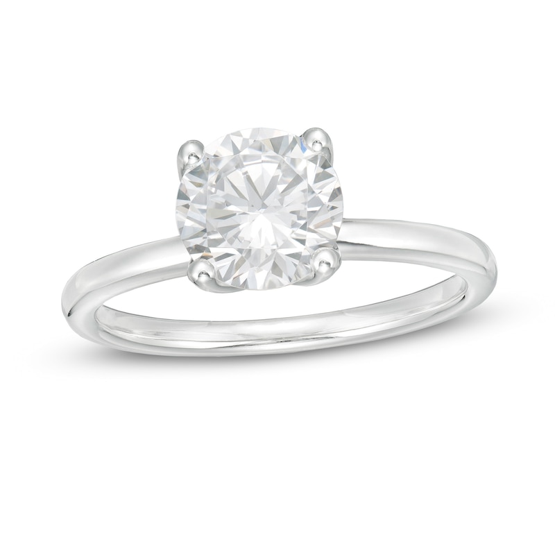 Main Image 1 of 1-1/2 CT. T.W. GIA-Graded Diamond Solitaire Engagement Ring in 18K White Gold (I/VS2)