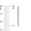 Thumbnail Image 3 of 1/4 CT. T.W. Diamond Inside-Out Hoop Earrings in Sterling Silver