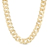 Thumbnail Image 1 of Men's 12.2mm Curb Chain Necklace in Solid 10K Gold - 26"