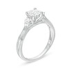 Thumbnail Image 1 of 1/2 CT. T.W. Diamond Past Present Future® Engagement Ring in 10K White Gold