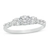 Thumbnail Image 1 of 1 CT. T.W. Diamond Past Present Future® Engagement Ring in 14K White Gold