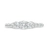 Thumbnail Image 4 of 1 CT. T.W. Diamond Past Present Future® Engagement Ring in 14K White Gold