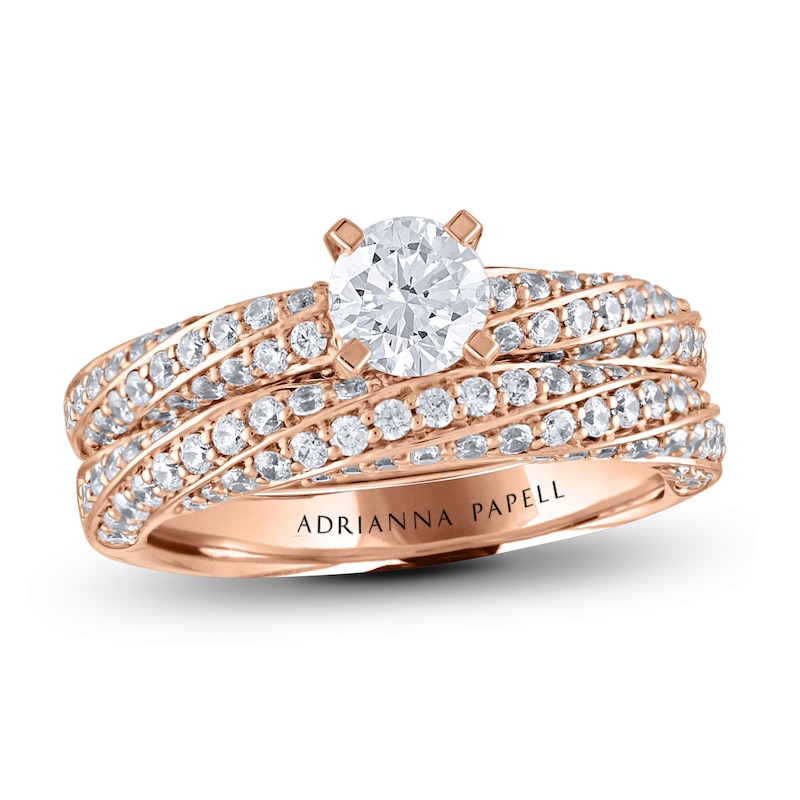 rose gold adrianna papell