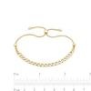 Thumbnail Image 3 of Curb Link Bolo Bracelet in 10K Gold - 9.25"