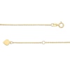 Thumbnail Image 3 of Textured Starfish Station Adjustable Anklet in 10K Gold - 10"