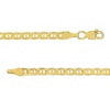 Thumbnail Image 3 of Men's 3.2mm Mariner Chain Necklace in Hollow 14K Gold - 24"