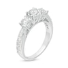 Thumbnail Image 1 of 1 CT. T.W. Diamond Past Present Future® Engagement Ring in 14K White Gold