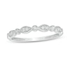 Thumbnail Image 0 of 1/10 CT. T.W. Diamond Band in 10K White Gold