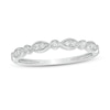 Thumbnail Image 1 of 1/10 CT. T.W. Diamond Band in 10K White Gold