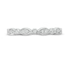 Thumbnail Image 3 of 1/10 CT. T.W. Diamond Band in 10K White Gold