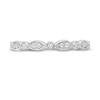 Thumbnail Image 4 of 1/10 CT. T.W. Diamond Band in 10K White Gold